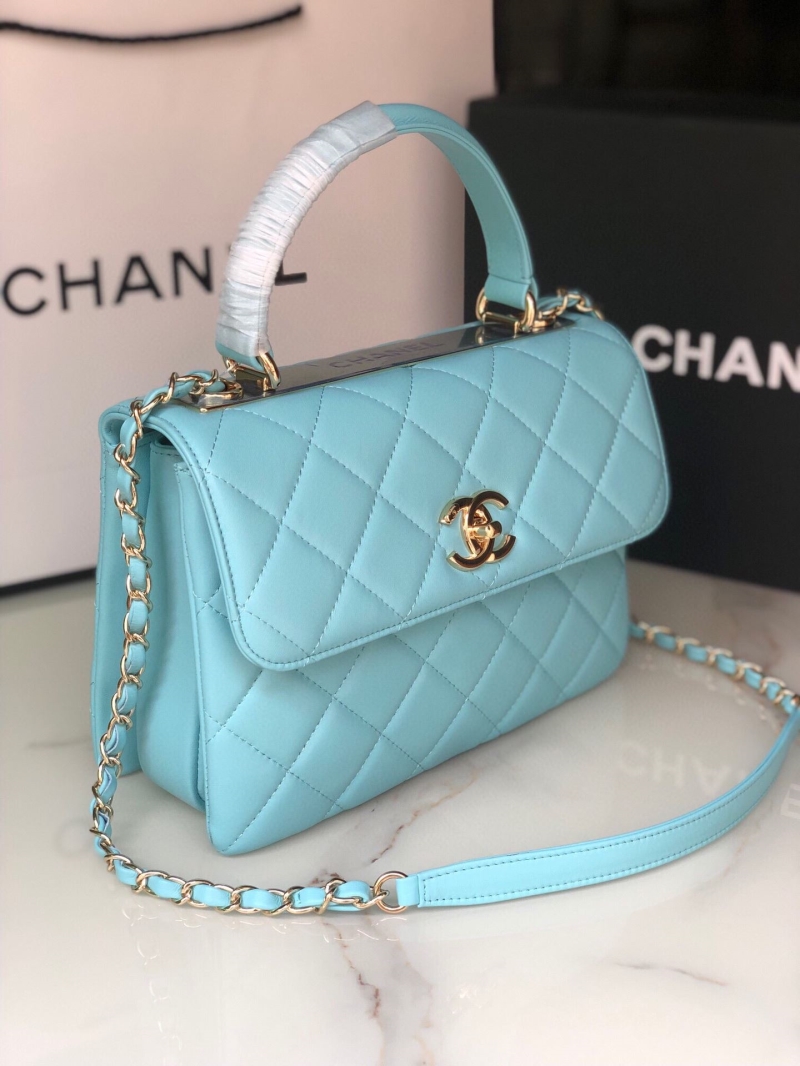 Ch**el top handle bags